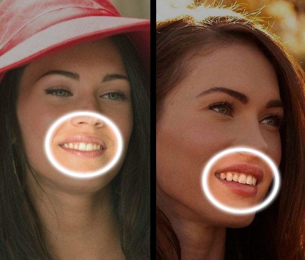Меган Фок пре и после пластичне операције лица. Фотографија када сам радила пластичну операцију на уснама, очима, носу, јагодицама
