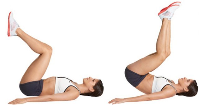 Entrenament muscular abdominal per a dones. Exercicis de premsa inferior