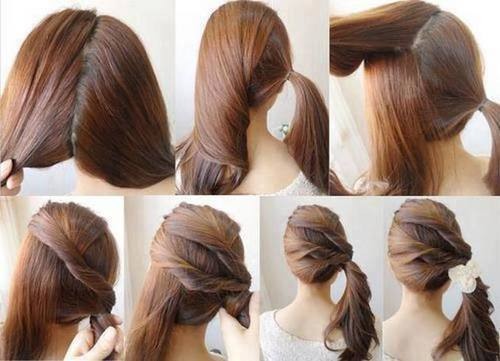 Các kiểu tóc cho tóc dài với bàn tay của riêng bạn ở nhà. Hướng dẫn từng bước, ảnh