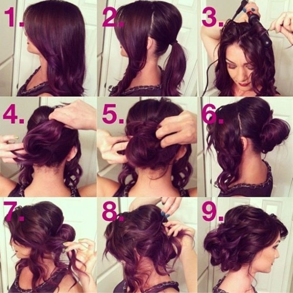 Hairstyles for long hair with your own hands at home. Step-by-step instructions, photo