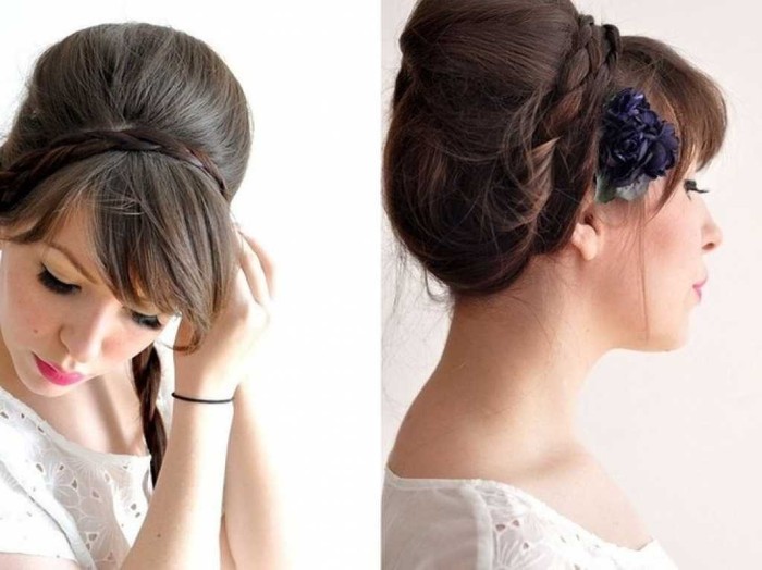Hairstyles for medium hair do it yourself. Step-by-step instructions for simple hairstyles in 5 minutes at home
