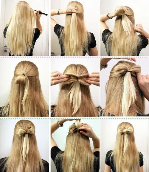Los peinados más modernos y bonitos para cabello largo. Instrucciones sobre cómo hacer peinados de noche sencillos y fáciles. Una fotografía