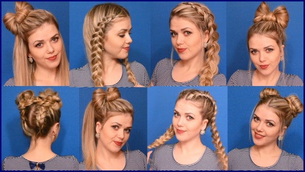 Beautiful hairstyles for medium hair quickly and easily in stages with your own hands. A photo