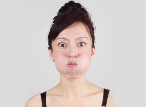 Arcplasztika - arcforma korrekció műtét nélkül, a szalonban.Fotók előtt és után