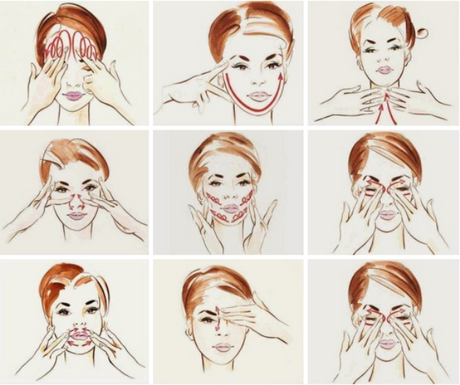 Massaggio viso antirughe per la pelle dopo i 30, 40, 50 anni. Come farlo da solo a casa