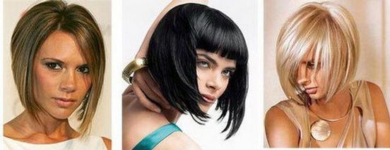 Bob-hårklipp for middels hår - alternativer, nye ting 2020, foto, for- og bakside