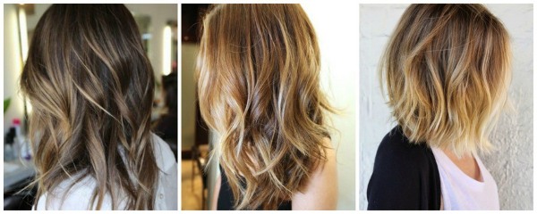 Opções da moda para tingir o cabelo 2020. Técnica para tingir shatush, ombre, sombre, balayazh, bronding, realce. Uma foto