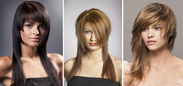 Cortes de cabelo femininos elegantes e bonitos para cabelos longos. Novos itens 2020, foto