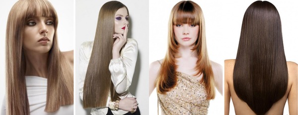Potongan rambut wanita yang bergaya dan cantik untuk rambut panjang. Item baru 2020, foto