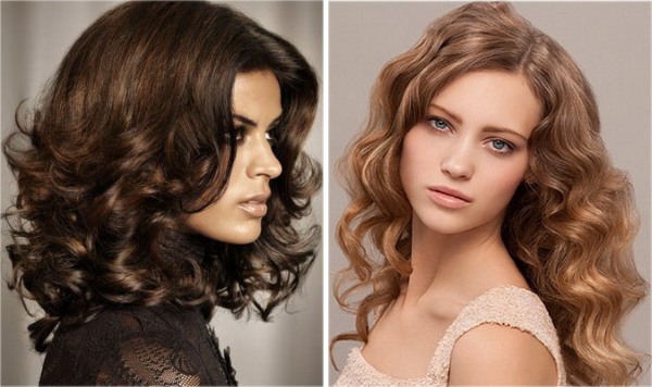 Fashionable haircuts for curly and curly hair of medium length to the shoulders with and without bangs. A photo