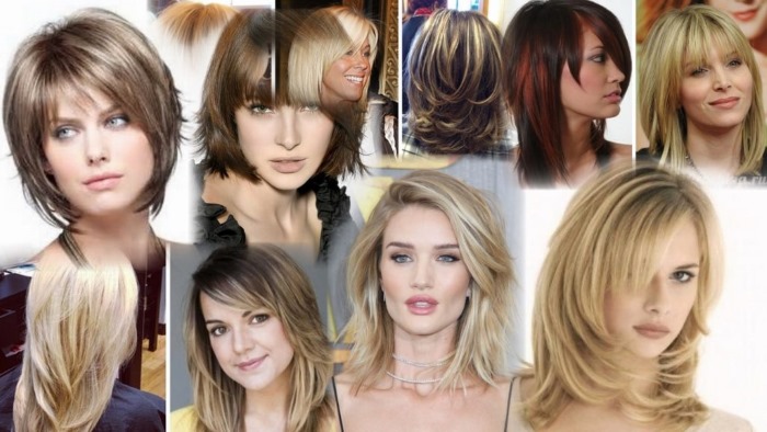 Tagli di capelli con frangia per capelli medi 2020. Foto di tagli di capelli alla moda per un viso rotondo, ovale e quadrato