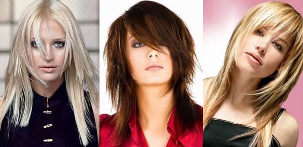 Talls de cabell amb serrell per a cabells mitjans 2020. Foto de talls de cabell de moda per a una cara rodona, ovalada i quadrada