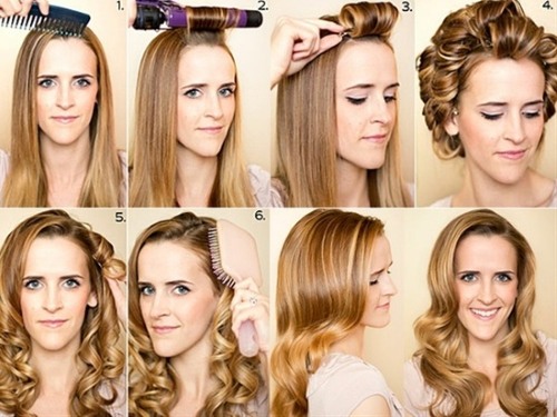 Hair styling for long hair. Top - best hairstyles step by step with photo, front and back views