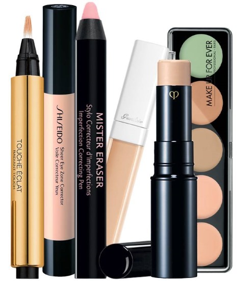 How to use correctors for the face: palettes of 6 or more colors, step-by-step application of liquid correctors and a pencil with photos and videos