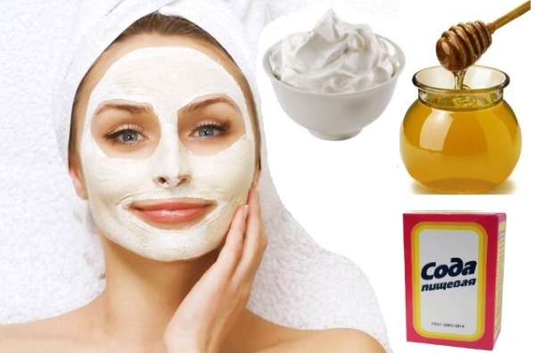 Maschera viso con bicarbonato di sodio per rughe, acne, punti neri, macchie dell'età. Ricette e uso casalingo