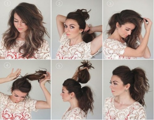 Χτενίσματα για μεσαία μαλλιά για μια γιορτή. DIY όμορφες ιδέες styling βήμα προς βήμα, με και χωρίς κτυπήματα. Μια φωτογραφία