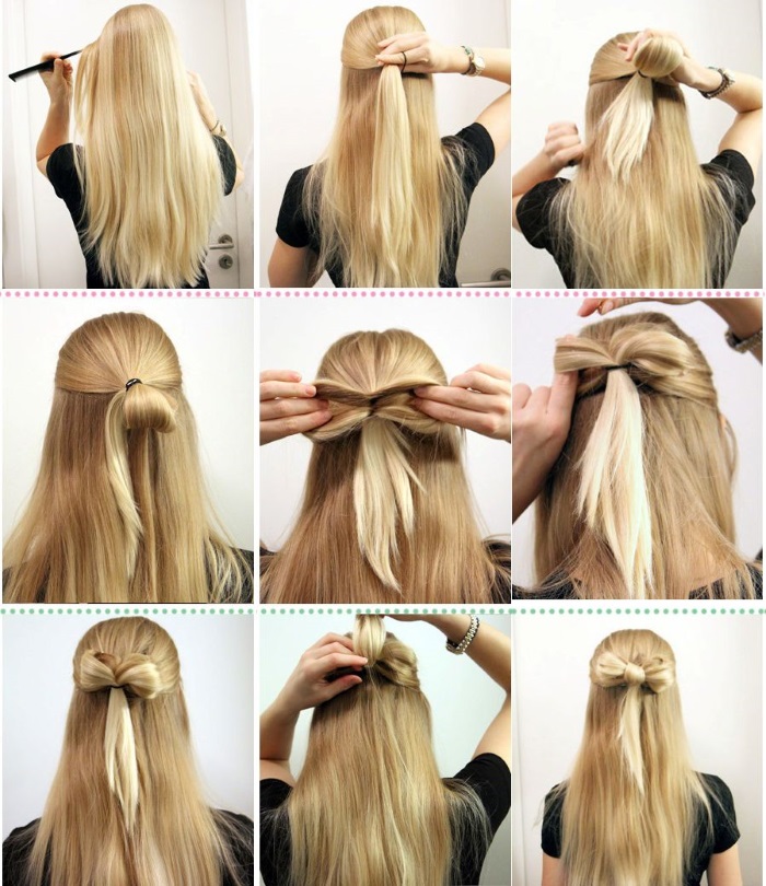 Gaya rambut yang cantik untuk rambut panjang dan sederhana dengan tangan anda sendiri. Siapa yang sesuai, bagaimana caranya. Arahan langkah demi langkah dengan foto dan video