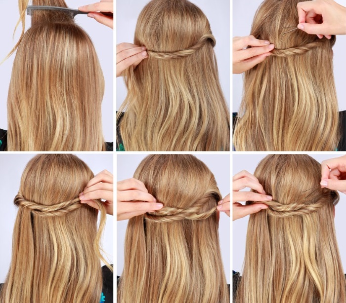 Hermosos peinados para cabello largo y mediano con tus propias manos. Quién es adecuado, cómo hacerlo. Instrucciones paso a paso con fotos y videos