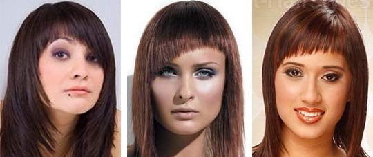 Frangia 2020 per capelli medi: obliqui, strappati, belli, corti, a cascata, asimmetrici. Tendenze della moda con le foto