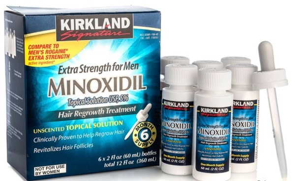Minoxidil per capelli: come funziona, efficacia, foto prima e dopo, recensioni. Come applicare a donne e uomini, effetti collaterali, possibili danni. Prezzo e recensioni