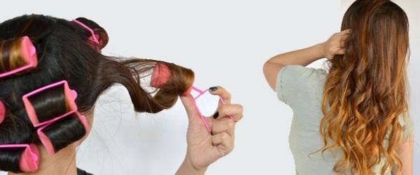 Come avvolgere i capelli sui bigodini con un bastone, velcro, papillote, spirali