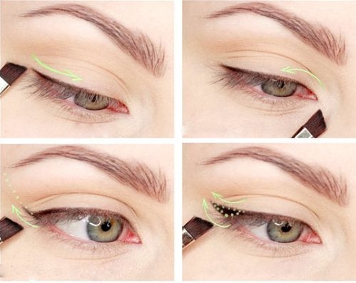 Hoe pijlen op de ogen te tekenen met eyeliner in fasen. Mooi voor zichzelf, perfect en gelijkmatig. Foto, video-tutorials