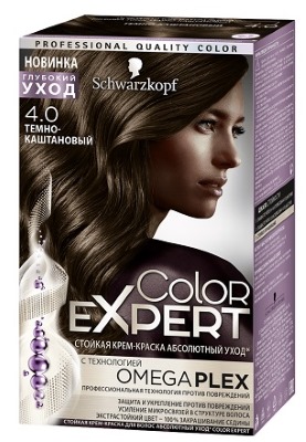 Coloration capillaire Color Expert Schwarzkopf. Palette de couleurs avec photo: oméga, blond froid