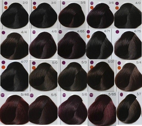 Londa Profesional. Arahan penjagaan rambut: palet warna cat, foto, syampu, lilin, perapi, produk gaya