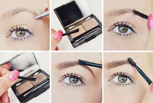 Eyebrow makeup step by step with a photo at home: with a pencil, shadows, wax, ink. Lessons for beginners