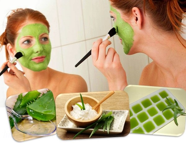 Aloë gezichtsmaskers anti-aging recepten voor acne, rimpels, mee-eters en voor een jeugdige huid