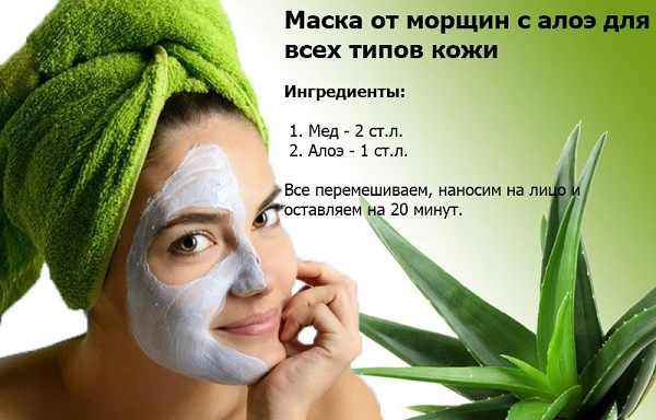 Aloe ansiktsmasker anti-aging recept för akne, rynkor, pormaskar och för ungdomlig hud