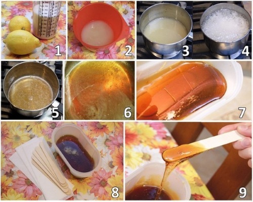 Shugaring Paste zu Hause. Rezepte für verschiedene Zonen, wie man Zuckerpaste macht