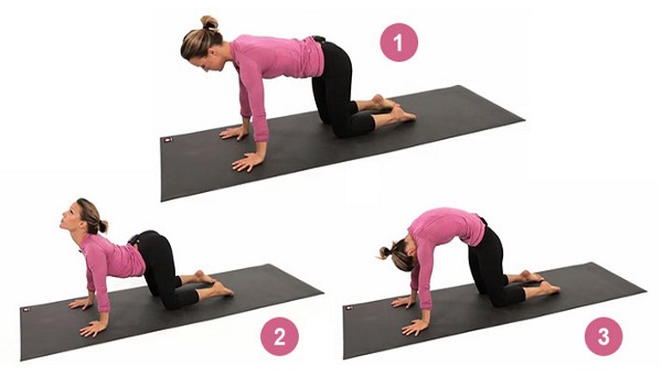 Øvelser for tøying og fleksibilitet i hele kroppen, ryggen og ryggraden, for hyssing hjemme