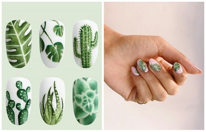 Manicure-ontwerp voor korte nagels met gellak. Foto voor winter, lente, zomer, herfst 2020, donkere manicure, met strass steentjes, glitters, acrylpoeder, frans