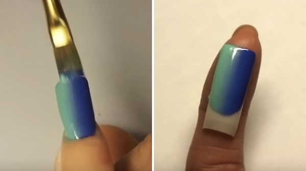 Degradado en uñas con esmalte de gel: fotos, tendencias de moda. Cómo elegir un color y hacer en casa con una esponja sin burbujas, pincel