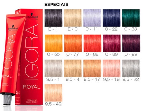 Pewarna rambut Igor (Igora). Palet warna, arahan penggunaan, harga, ulasan