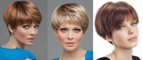 Potongan rambut wanita untuk rambut pendek. Item baru 2020, gambar dengan nama, bergaya dan kreatif