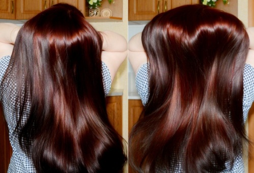 Tinte para el cabello Keen (Keen): una paleta de colores, sombras, foto en el cabello. Composición, instrucciones de uso.