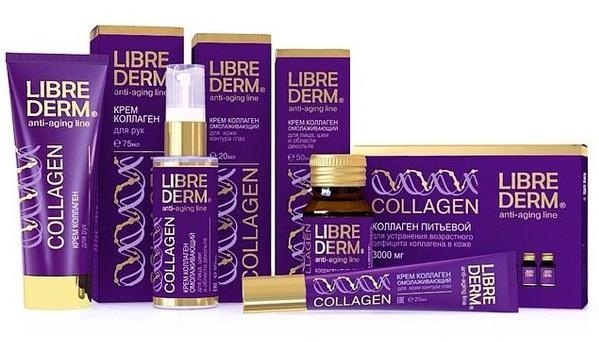 Cream for the face, neck, skin around the eyes with collagen and hyaluronic acid: Libriderm 3D, Aevit, moisturizing and rejuvenating, reviews, price