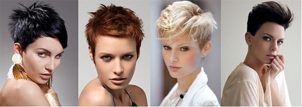 Coupes de cheveux courtes pour femmes 2020 en surpoids, minces, après 40, 50, 60 ans, belles avec une frange droite et oblique, cascade