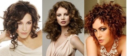 Cortes de cabelo para cabelos crespos médios: finos, grossos, exuberantes. Penteados da moda com e sem franja. Uma foto