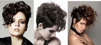 Potongan rambut untuk rambut kerinting sederhana: nipis, tebal, subur. Gaya rambut bergaya dengan dan tanpa poni. Gambar