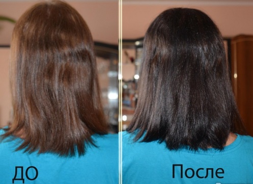 Coloración del cabello en cabello oscuro después de aclarar, resaltar. Foto como hacerlo en casa.