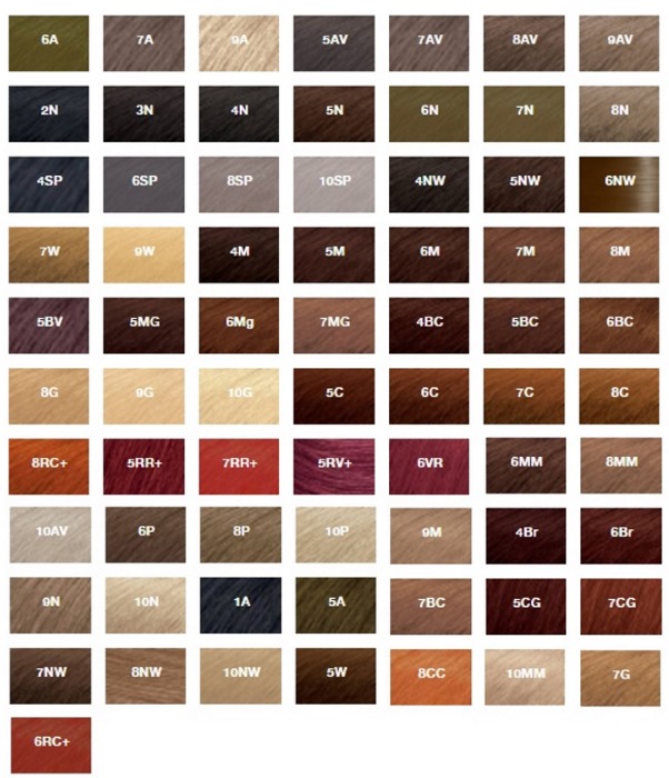 Χρώματα βαφής μαλλιών - φωτογραφίες και ονόματα. Palette Estelle, Garnier, Loreal, Matrix, Capus, Pallet, Cies, Igora, Concept, Faberlik, Ollin, τέφρα, σκούρο ξανθό, καραμέλα