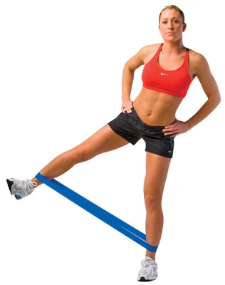 Exercicis amb goma per a dones, esquena, cames, abdominals. Com fer-ho a casa. Lliçons de vídeo