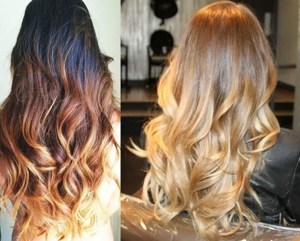 Coloration ambrée pour cheveux foncés, brun clair, blonds de longueur moyenne, courte et longue. Instructions étape par étape, technique, photo