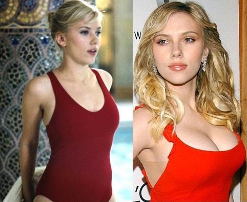 Scarlett Johansson ภาพในชุดว่ายน้ำ 18+ ที่ถูกแฮกเกอร์ขโมยไป ชีวประวัติพารามิเตอร์รูปก่อนและหลังการทำศัลยกรรม