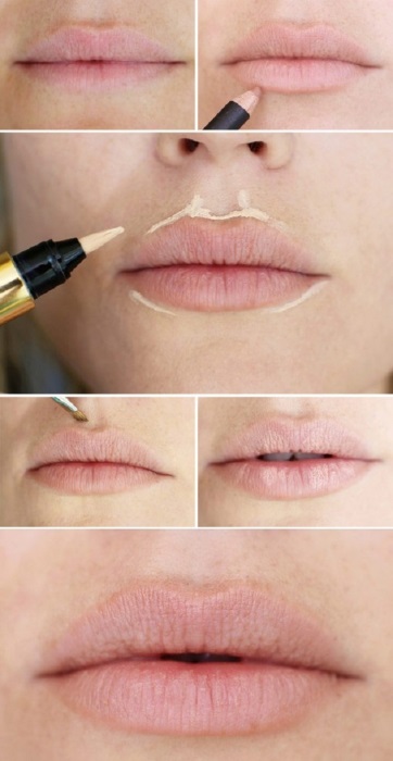 Augmentation des lèvres à la maison: recettes de masques, gommages, acide hyaluronique, nicotinique. Exercice, massage, aspiration