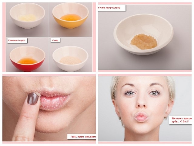 Lippenvergrößerung zu Hause: Rezepte für Masken, Peelings, Hyaluronsäure, Nikotinsäure. Übung, Massage, Vakuum