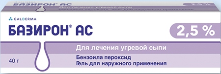 Baziron AS. Instructies voor gebruik voor acne, prijs, analogen, beoordelingen van dermatologen